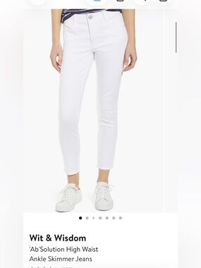 Wit & wisdom White Women's ankle pants